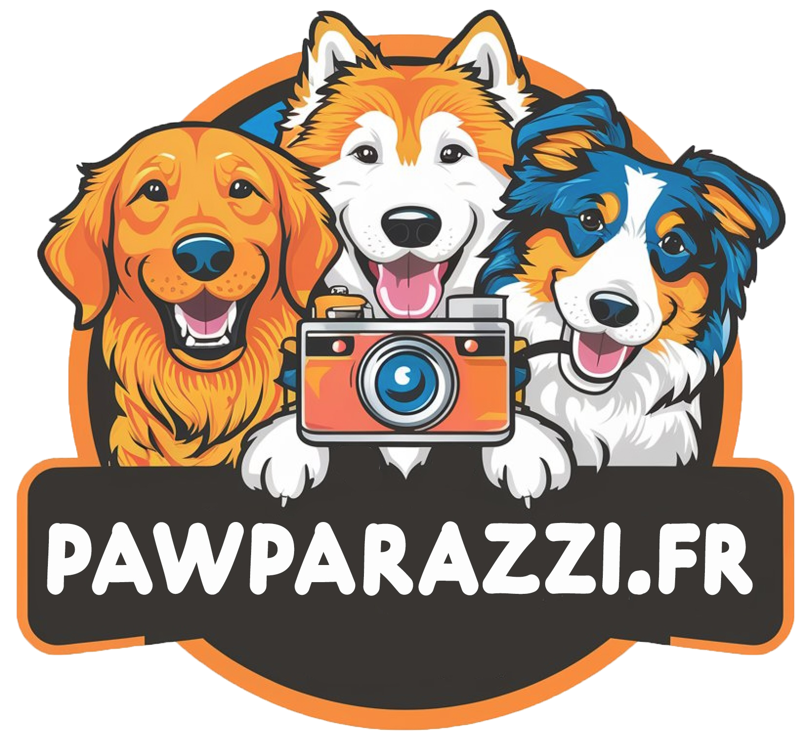 Logo pawaparazzi.fr, photographie canine